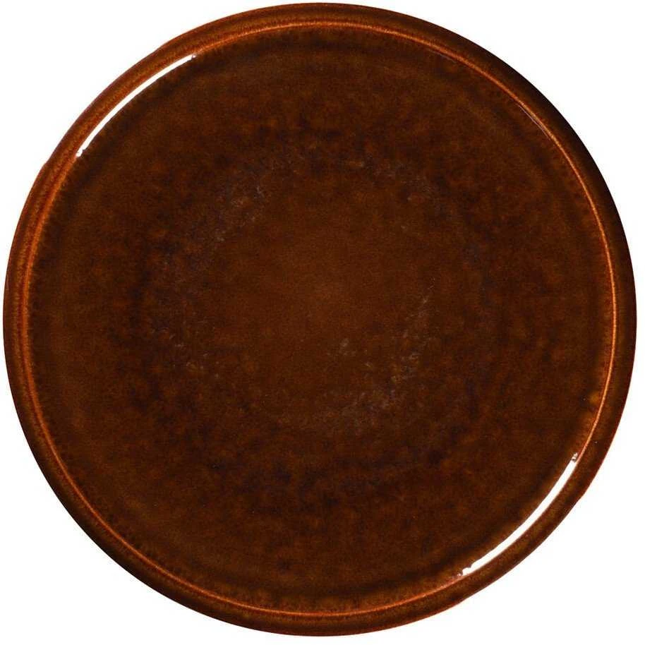 Secret De Gourmet RAK AKMENS plokščia lėkštė 28 cm gintaro spalvos