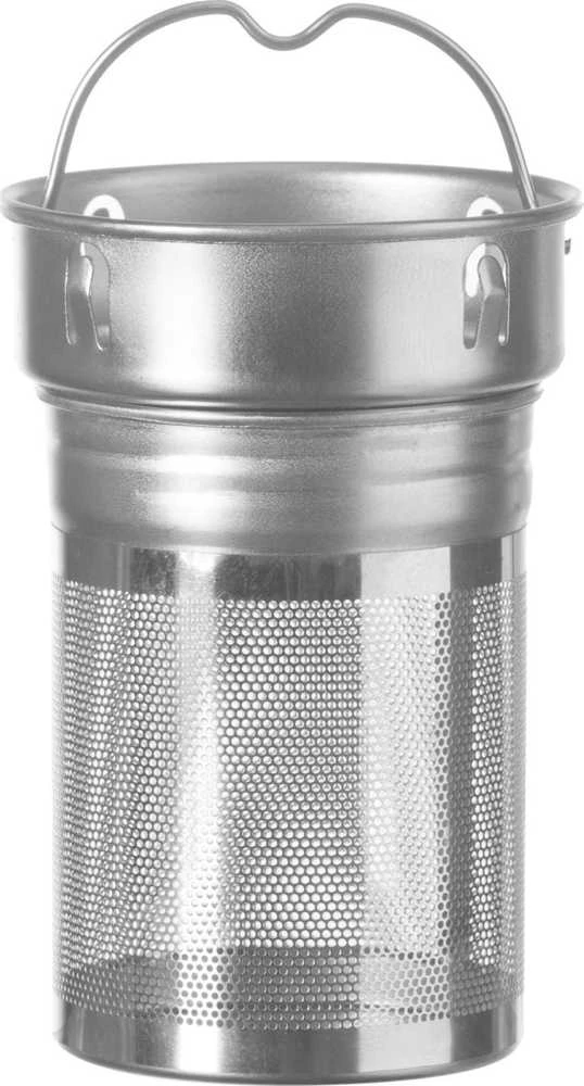 Metalinio arbatos sietelio detalė