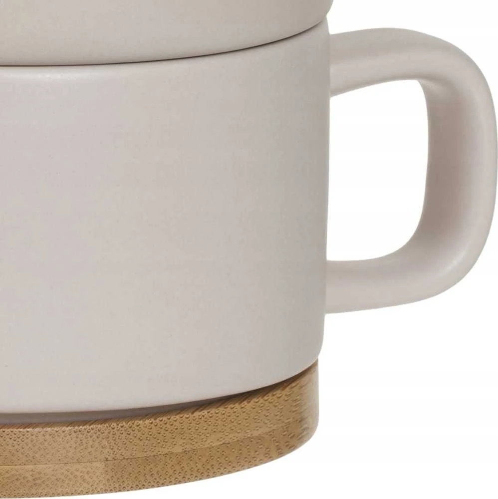 Secret De Gourmet Rožinė Arbatinukas su NATURAL puodeliu, 800 ml, šviesiai rausvos spalvos
