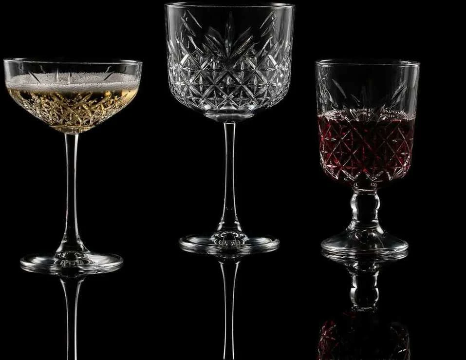 Secret De Gourmet Flat champagne glasses, 4 pieces, 250 ml