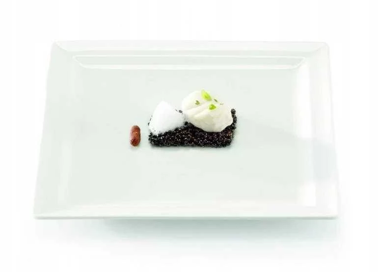 Secret De Gourmet RAK Klasikinė gurmaniška kvadratinė plokščia lėkštė 24 cm