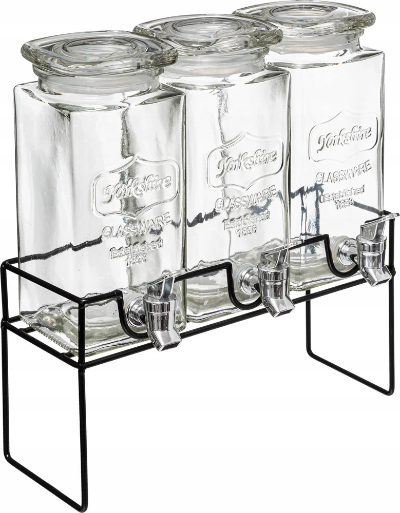 Stiklainių su kraneliais komplektas Secret de Gourmet (3 x 1,5 l)