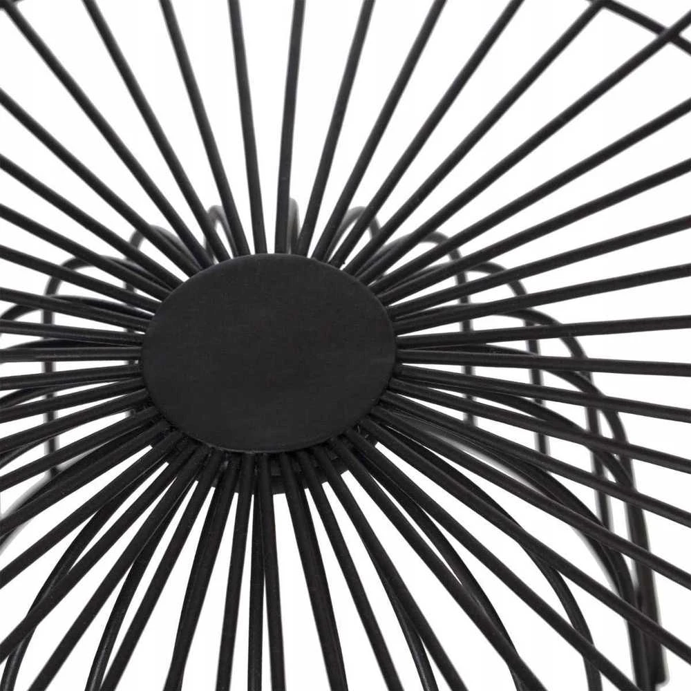 Secret De Gourmet Vaisių krepšelis su pagrindu, metalinis, 28 cm, juodas