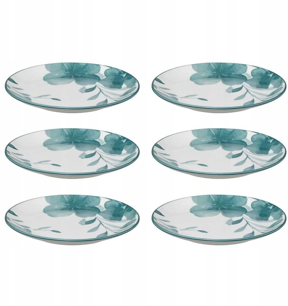 Secret De Gourmet PIECES LILY porcelianinės desertinės lėkštės, 6 vnt. x Ø 19 cm