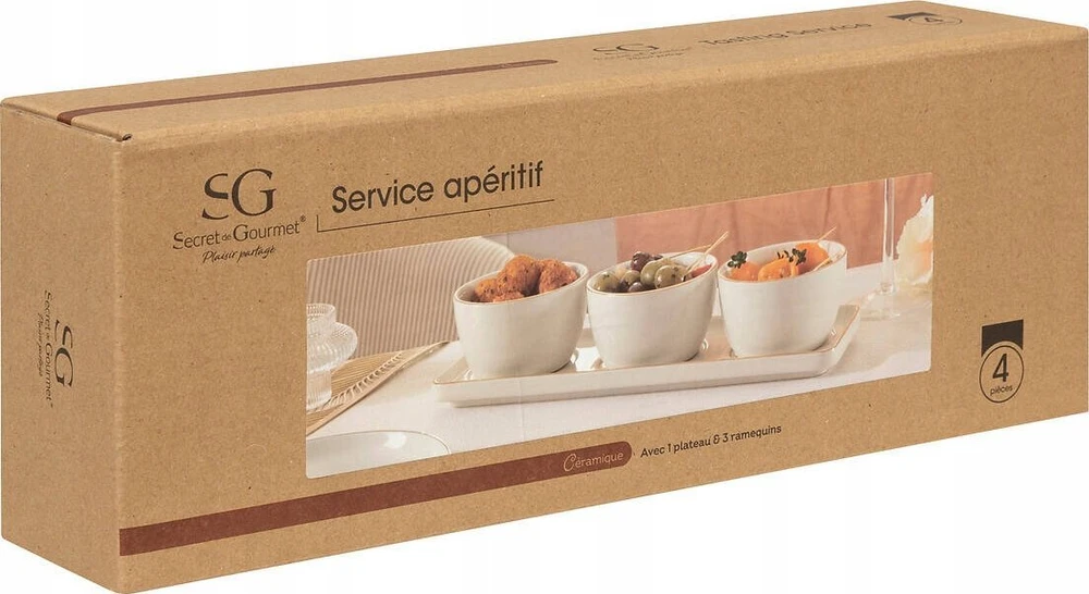 Secret De Gourmet Užkandžių dubenys lėkštėje ARYA