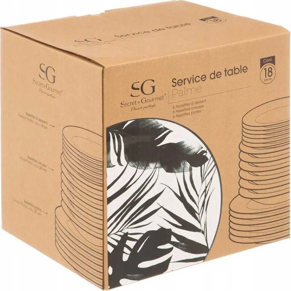 Secret De Gourmet Stalo indai PALME, 18 vnt