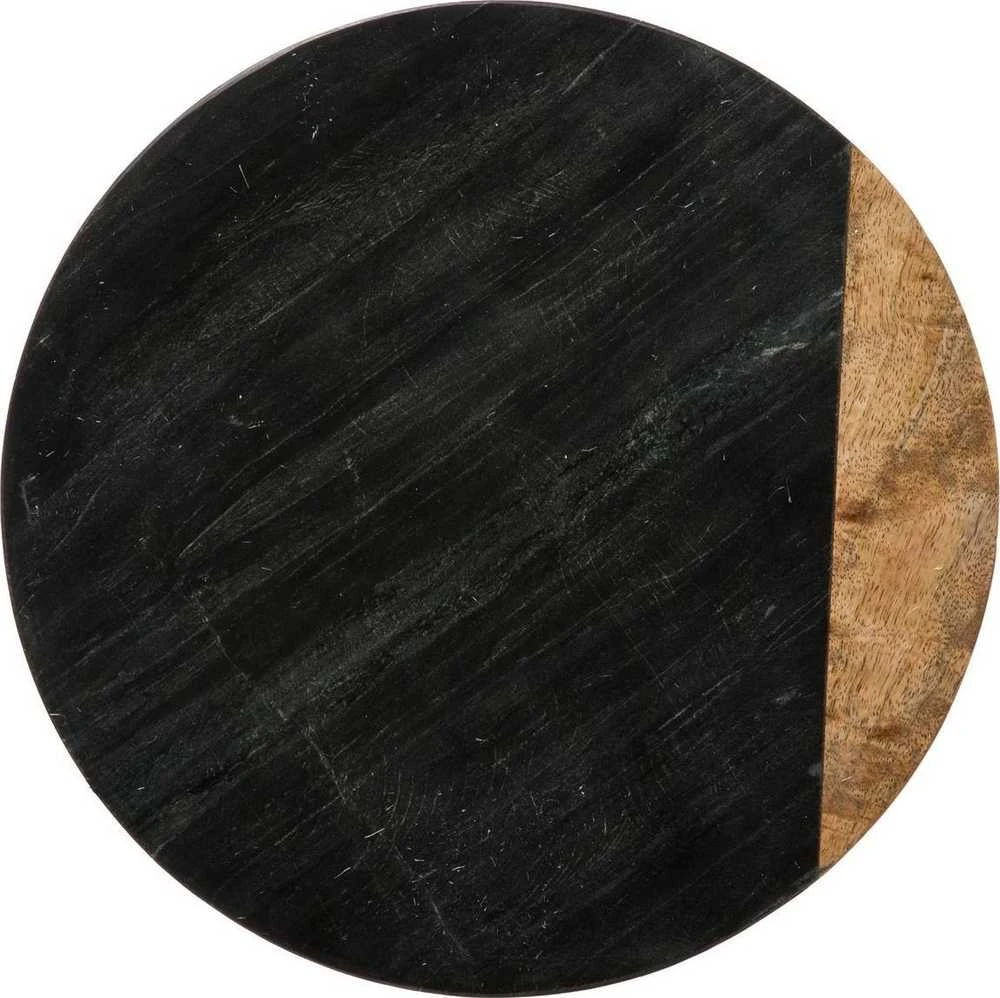 Secret De Gourmet GEOM HYGGE pasukamas padėklas, Ø 30 cm, marmuras, juodas