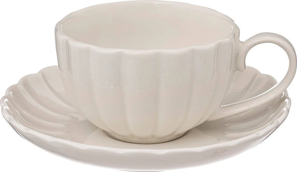 Secret De Gourmet Porcelianinis puodelis su lėkšte ROMY, Ø 6 cm