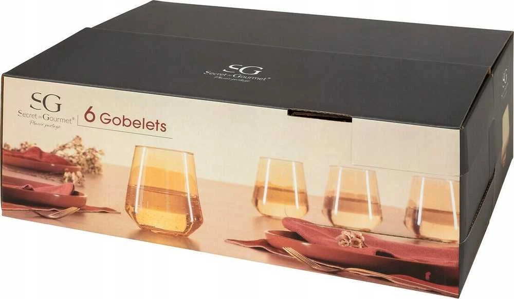 Sg Secret De Sg_Secret_De Stiklinių komplektas Secret de Gourmet, 0.45 l, 6 vnt
