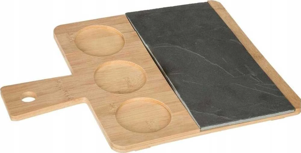 Secret De Gourmet Easy Serviravimo padėklas, elegantiškas rinkinys su dubenėliais ne tik leis lengvai neštis užkandžius, bet ir gražiai juos atidengs.