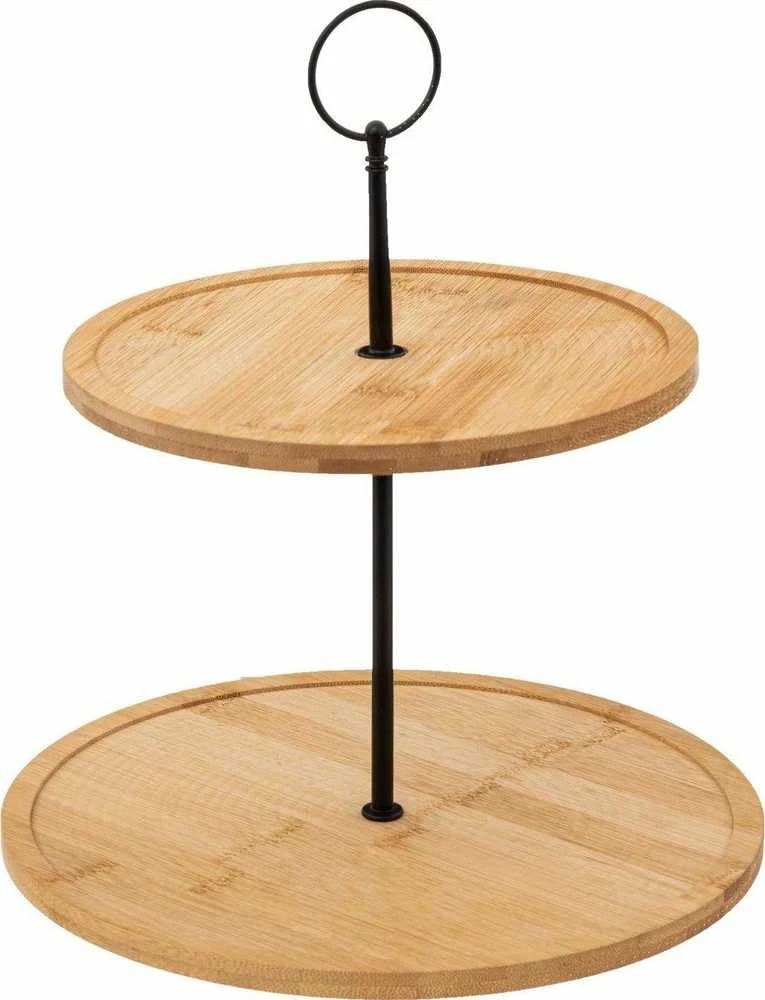 Secret de Gourmet babmukinis dviejų pakopų serviravimo padėklas, aukštis 30 cm