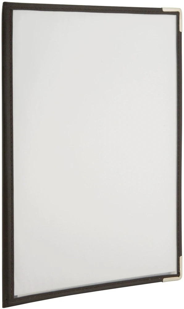 Securit ® A4 Crystal Bifold menu holder 32 x 23,7 x 1,5 cm, ruda (MC3-CYA4-BR2)