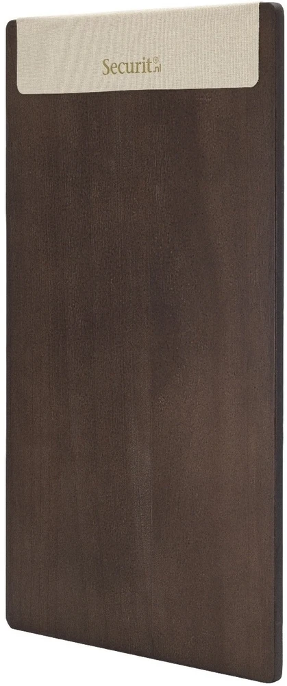 Securit ® A45 Signature meniu segtuvas, su magnetiniu užsegimu, riešuto/šviesiai rudos spalvos (MC-SRM45-DK)
