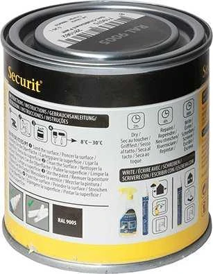 Plakatas Kreidinės lentos dažai SECURIT, 250 ml, juoda sp.