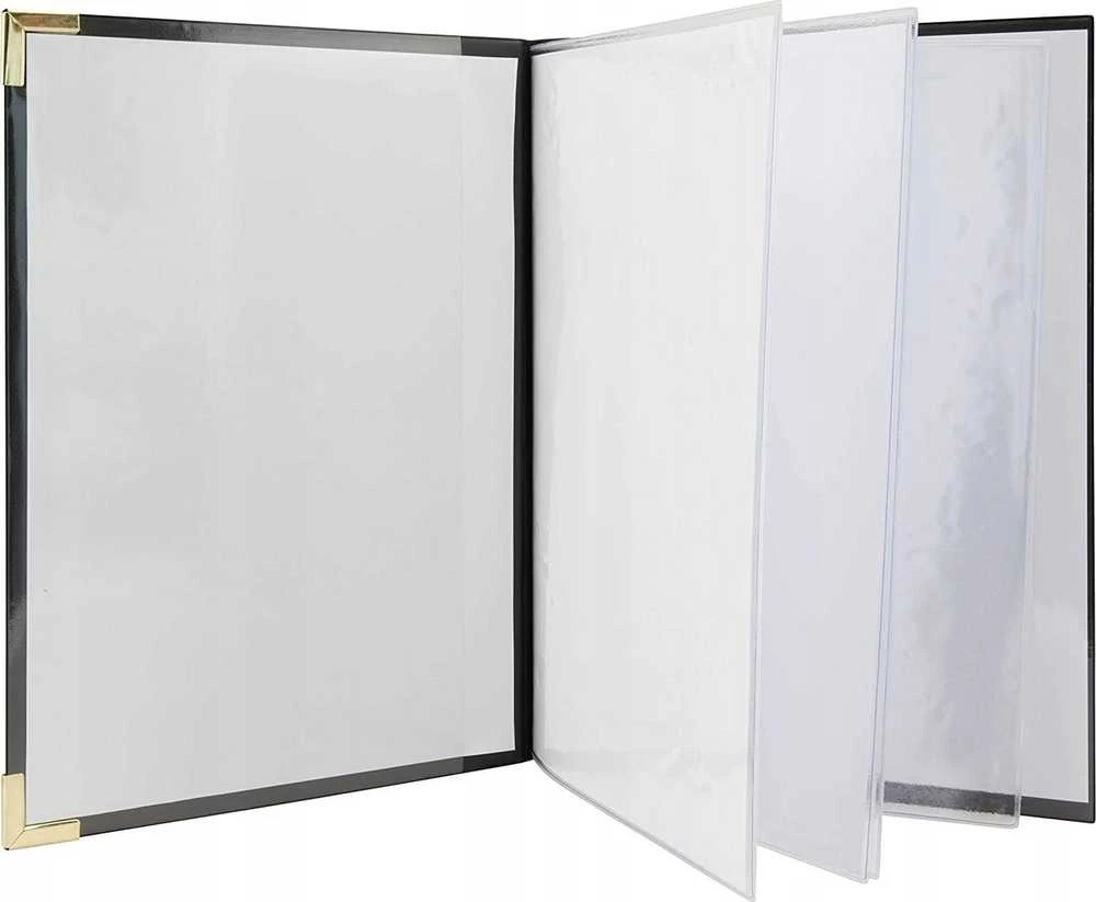 „Securit ®“ A4 formato BASIC meniu viršelis, raudonas