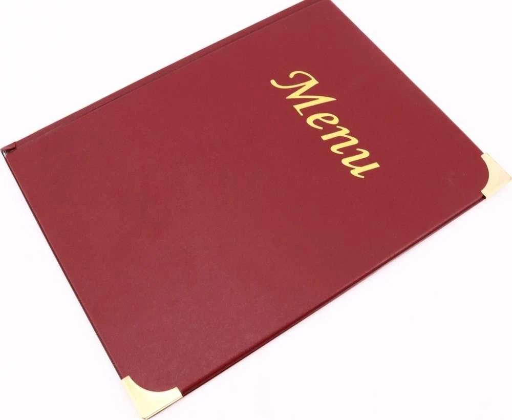 „Securit ®“ A4 formato BASIC meniu viršelis, raudonas