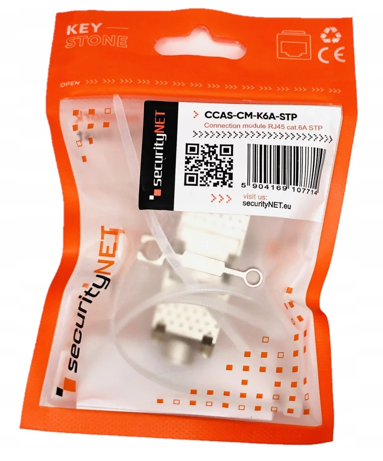 Securitynet RJ45 6A STP JUNGIMO MODULIS