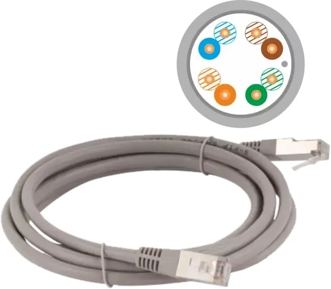 Securitynet PATCHCORD RJ45 SF/UTP 5E PVC CCA SZA 0.5