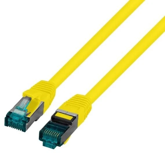 „Securitynet“ jungiamasis laidas RJ45 S/FTP 6A LSZH geltonas 3 vnt.