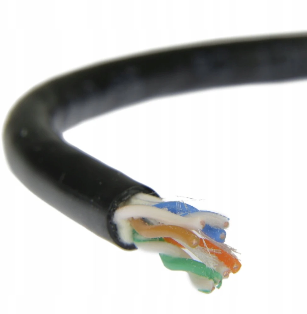 „Securitynet“ U/UTP kabelis, 5E kategorijos, išorinis, gelio, PE, 500 m