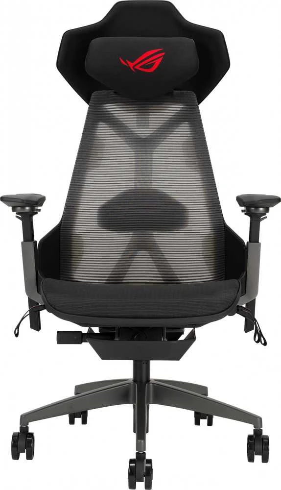 Žaidimų kėdė ASUS ROG Destrier Ergo, Juoda