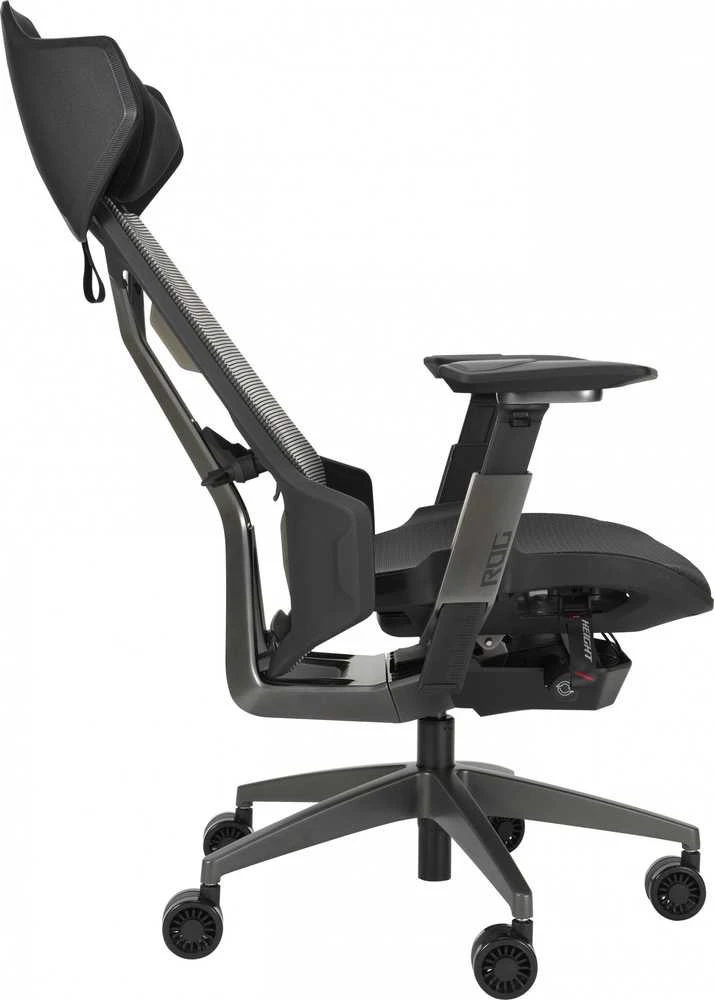 Žaidimų kėdė ASUS ROG Destrier Ergo, Juoda