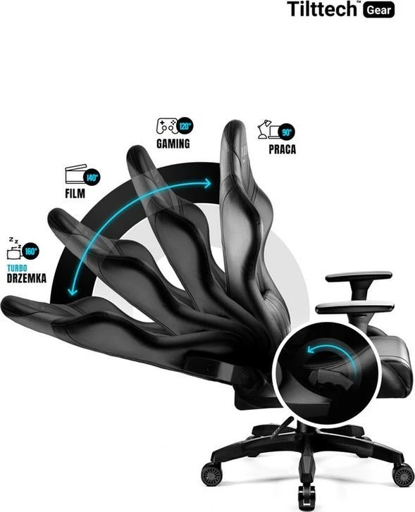 Žaidimų kėdė Diablo X-Horn 2.0 Gaming Chair Normal, Juodos spalvos