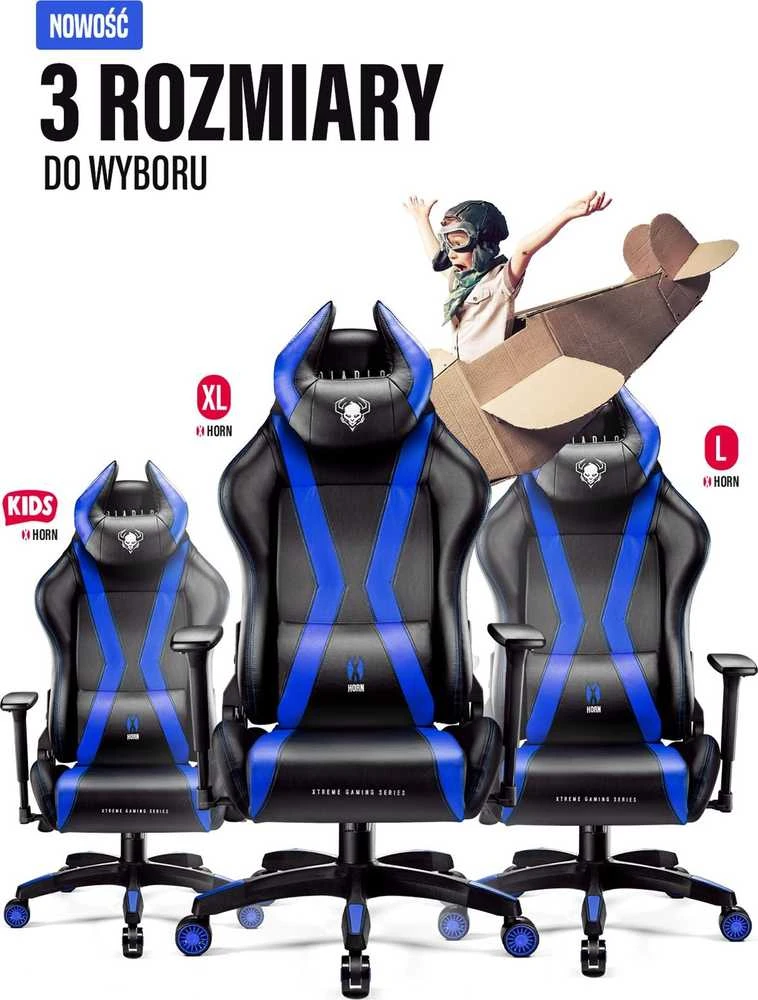 Diablo Chairs Diablo X-Horn 2.0 Normal Size Mėlyna
