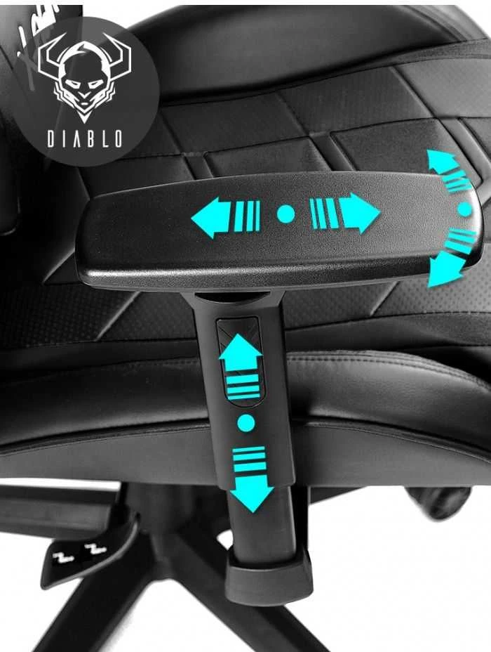 Diablo Chairs Diablo kėdės X-Fighter juodos