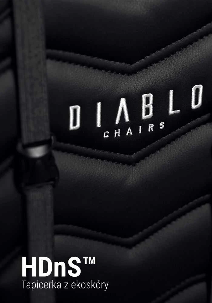 Diablo Chairs Diablo X-Ray 2.0 Normal Size Juodas-Pilkas ergonominė kėdė