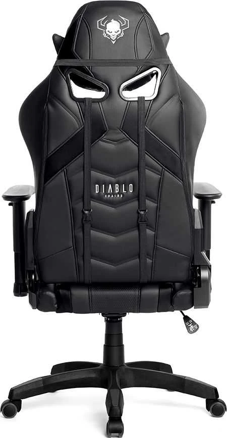 Diablo Chairs Diablo X-Ray 2.0 Normal Size Juodas-Pilkas ergonominė kėdė