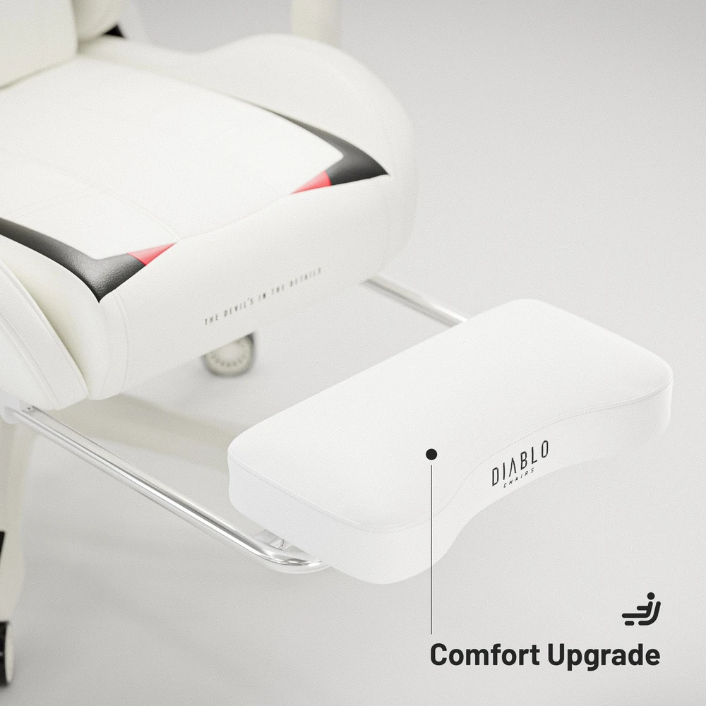 Diablo Chairs Diablo X-Ray 2.0 Normal Size Juodas-Baltas ergonominė kėdė