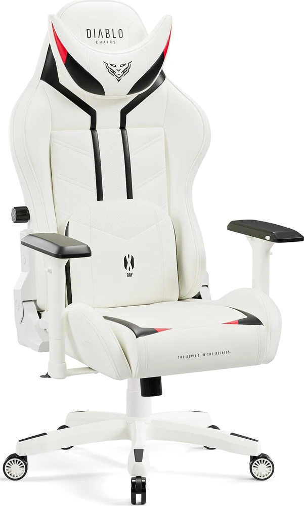 Diablo Chairs Diablo X-Ray 2.0 Normal Size Juodas-Baltas ergonominė kėdė