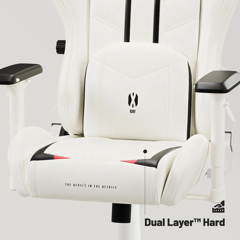 Diablo Chairs Diablo X-Ray 2.0 Normal Size Juodas-Baltas ergonominė kėdė