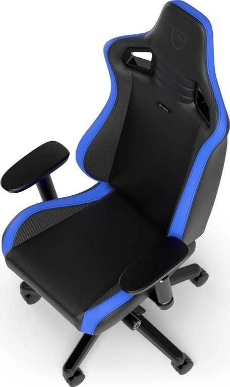 Žaidimų kėdė Noblechairs EPIC Comapct Gaming Chair, Juoda/Carbon/Mėlyna
