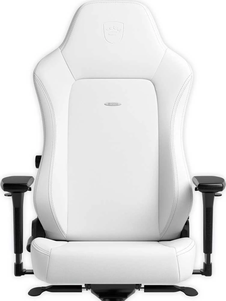 Žaidimų kėdė Noblechairs HERO High-tech faux leather Gaming Chair, Baltas Edition