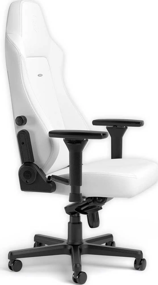 Žaidimų kėdė Noblechairs HERO High-tech faux leather Gaming Chair, Baltas Edition