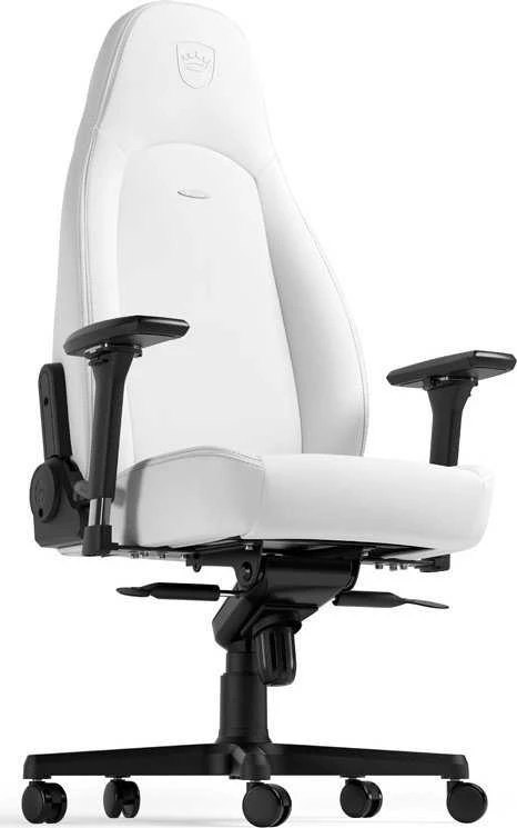 Žaidimų kėdė Noblechairs ICON Aukštųjų technologijų dirbtinės odos žaidimų kėdė, Baltas Edition