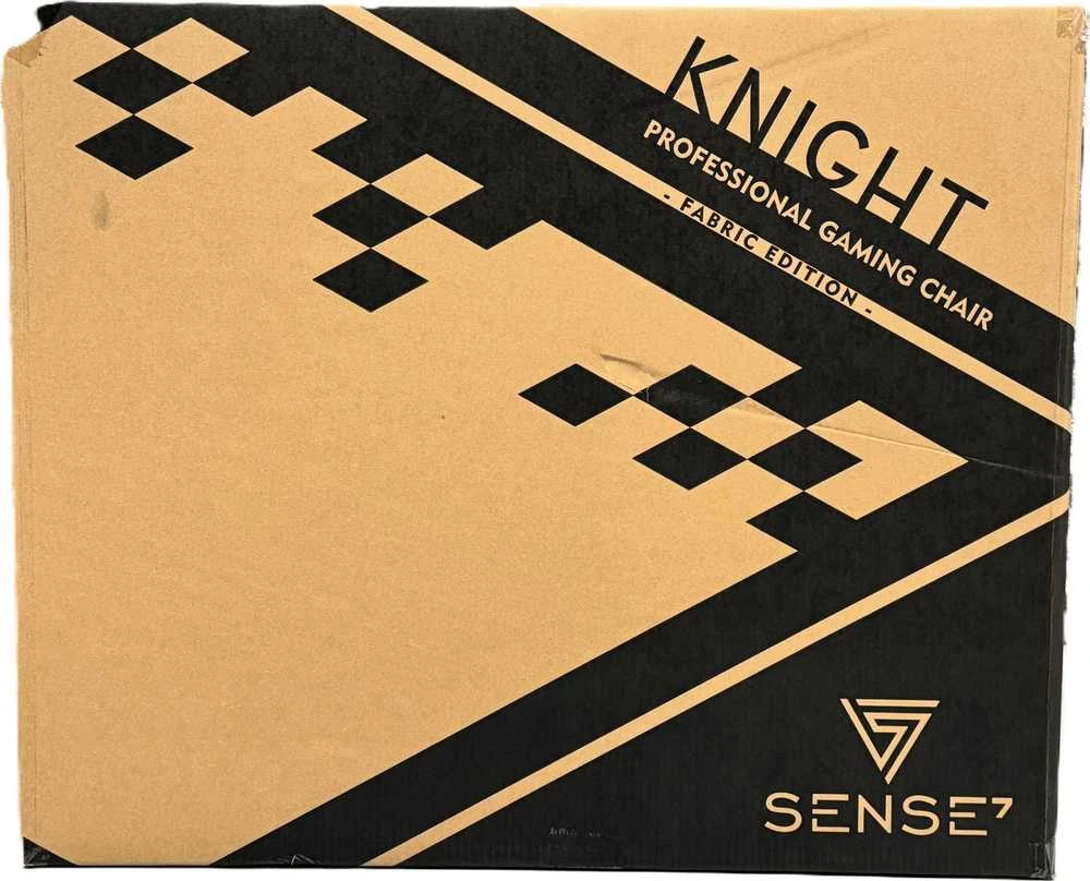 Žaidimų kėdė SENSE7 Knight, Pilka (medžiaginė)