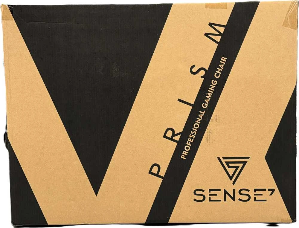 Žaidimų kėdė SENSE7 Prism, Juoda (medžiaginė)