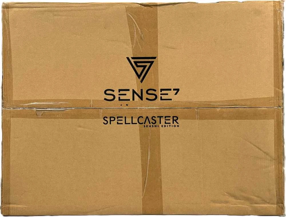 Žaidimų kėdė SENSE7 Spellcaster Senshi XL, Juoda (odinė)
