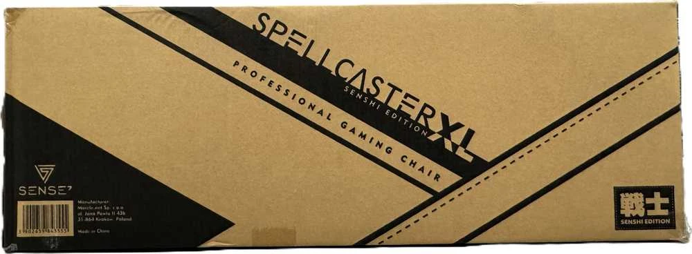 Žaidimų kėdė SENSE7 Spellcaster Senshi XL, Juoda (medžiaginė)