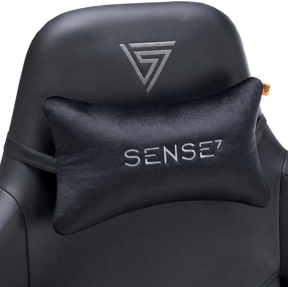 Žaidimų kėdė SENSE7 Spellcaster Senshi XL, Juoda (odinė)