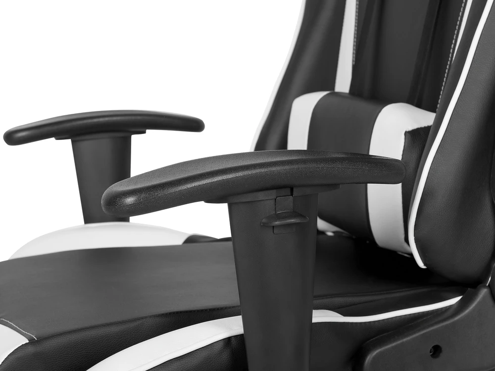 Beliani Biuro kėdė GAMER eko oda balta