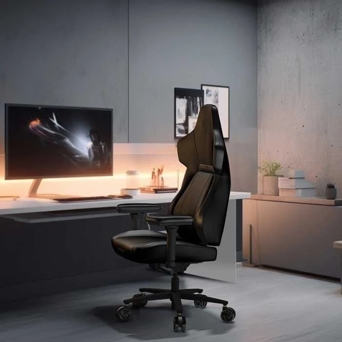 „ThunderX3 CORE“ modernus ergonomiškas žaidimų krėslas – Juodas