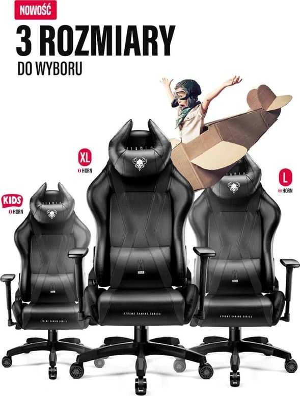 Diablo Chairs Diablo X-Horn 2.0 King Size Juodas ergonominė kėdė