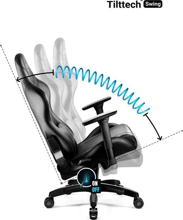 Diablo Chairs Diablo X-Horn 2.0 King Size Juodas ergonominė kėdė