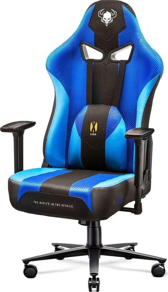 Diablo Chairs Diablo X-Player 2.0 Normal Size Frost - juodas ergonominė kėdė