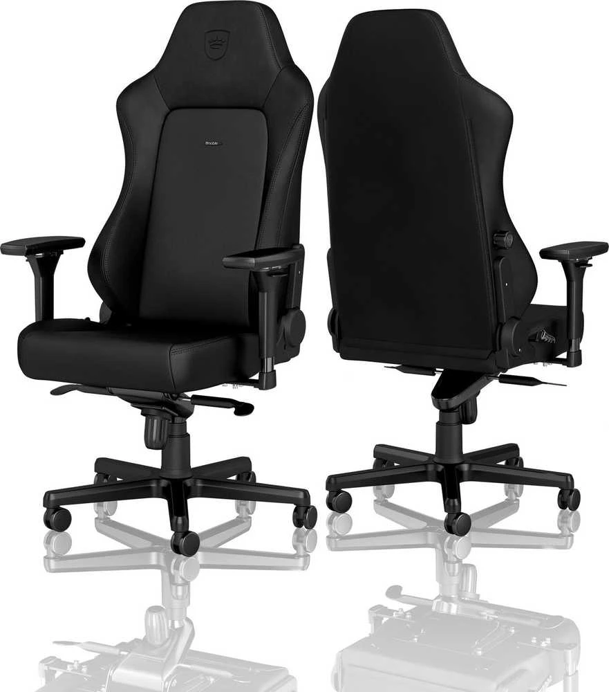 Žaidimų kėdė Noblechairs HERO High-tech faux leather Gaming Chair, Black Edition
