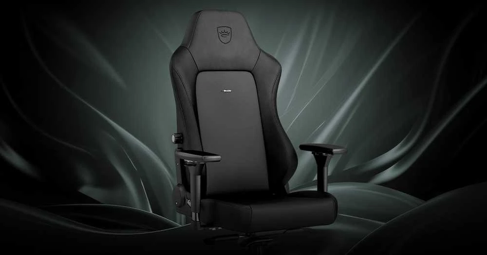 Žaidimų kėdė Noblechairs HERO High-tech faux leather Gaming Chair, Black Edition